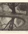 Victoria Park Boating Pond, 2002 - Softground etching and aquatint. 