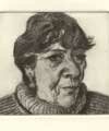 The Artist's Mother, 2002 - Drypoint on paper. £300 plus VAT (exc. P&P)