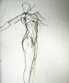 Slade Life drawing #07, - Pencil on paper. £300 plus VAT (exc. P&P)